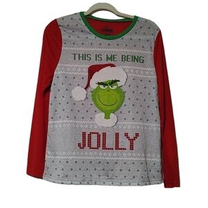 The Grinch Christmas Long Sleeve T-shirt Size S